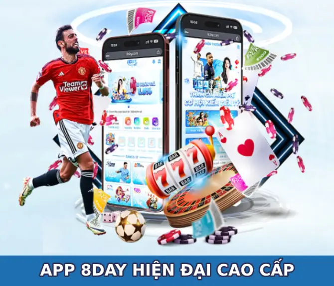 App 8day hiện đại và nhiều tính năng cao cấp
