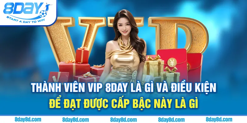Thành viên VIP 8day là gì và điều kiện để đạt được cấp bậc này là gì